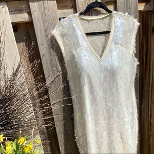 Fun and flirty sequinned tunic dress